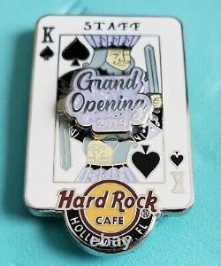 Hard Rock Cafe Hollywood FL Grand Opening Staff 2019 King Of Spades Card Pin