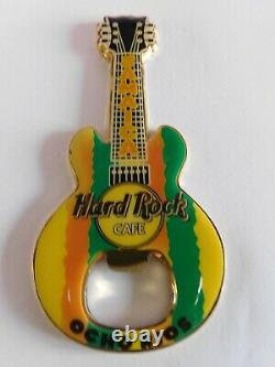 Hard Rock Cafe Jamaica OCHO RIO City Guitar with HRC Logo Magnet Bottle Opener 1