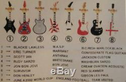 Hard Rock Cafe KOBE JAPAN 2003 Cafe Closing Boxed Set 8 Guitar PIN LE 100 #20361
