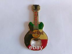 Hard Rock Cafe KUWAIT Country Flag Guitar & HRC Logo Magnet Bottle Opener