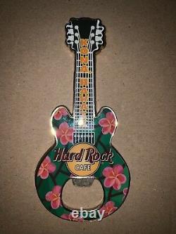 Hard Rock Cafe Kona Hawaii Guitar Bottle Opener Magnet