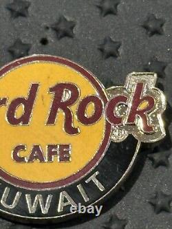 Hard Rock Cafe Kuwait 4lcclassic Logo Gold Black Pin 83691