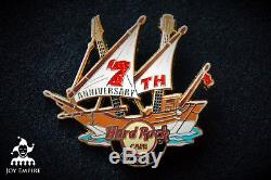 Hard Rock Cafe Kuwait 7th Anniversary Sailing Ship Pin 2011