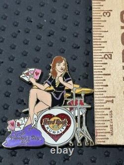 Hard Rock Cafe Kuwait Valentine's Day Red Hair Girl Of Rock Pin #27487 Ltd 200
