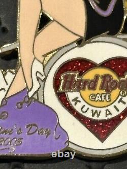 Hard Rock Cafe Kuwait Valentine's Day Red Hair Girl Of Rock Pin #27487 Ltd 200