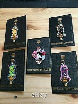 Hard Rock Cafe Kyoto Store set of Maiko Pin Badge 5pc`s limited edition
