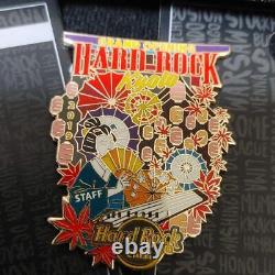 Hard Rock Cafe Kyoto opening staff pin rare Geisha Not for sale Used