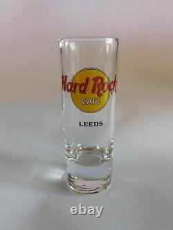 Hard Rock Cafe LEEDS Classic Cordial City HRC Logo 4 Shot Glass Glassware