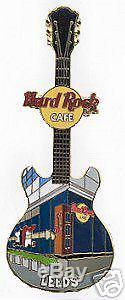 Hard Rock Cafe LEEDS. Facade Series. Guitar Pin. RARE