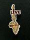 Hard Rock Cafe London'05 Live 8 Concert Staff (only) Africa Map Pin Badge Le