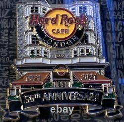 Hard Rock Cafe LONDON 2021 50 Years Facade PIN 50th Anniversary LE 300! #695104