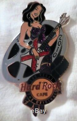 Hard Rock Cafe Las Vegas XXXFilm Girl Set of 3 Pins'10