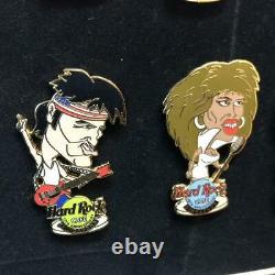 Hard Rock Cafe Legend Pin Badge Set SINGAPORE 10TH Anniversary Rare