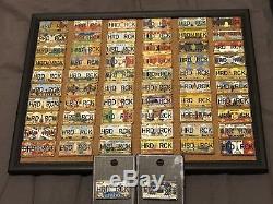Hard Rock Cafe License Plate Compleated European Series pins