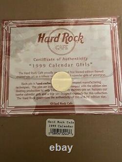 Hard Rock Cafe Lmt Edition Calendar Girl Frame 901/1999