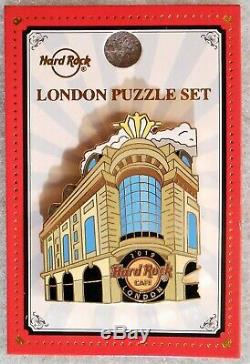 Hard Rock Cafe London 2019 Facades 3 Pin Puzzle Set # 507902 # 507903 & # 505050