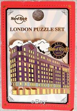 Hard Rock Cafe London 2019 Facades 3 Pin Puzzle Set # 507902 # 507903 & # 505050