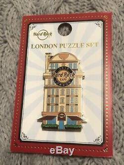 Hard Rock Cafe London Pins Complete 3 x Puzzle Set Original & Piccadilly & Hotel