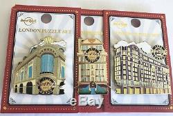 Hard Rock Cafe London Puzzle Set Piccadilly, Original & Hotel 3 Pin Badge