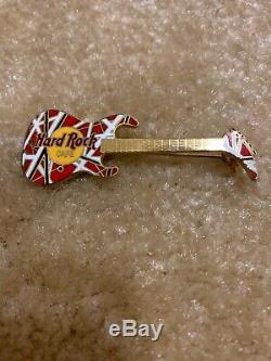 Hard Rock Cafe Los Angeles Van Halen Kramer Guitar Pin No Name BANANA Headstock
