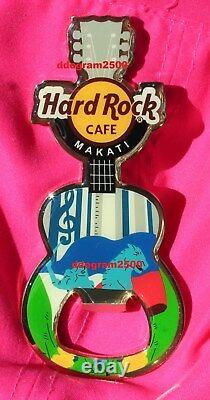 Hard Rock Cafe MAKATI Guitar City t-shirt Magnet Bottle Opener SOLD OUT