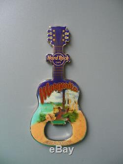 Hard Rock Cafe MARGARITA City Tee Design Guitar & Logo Magnet Bottle Opener