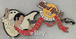 Hard Rock Cafe MEMPHIS 2004 Elvis Presley WEEK PIN White Jumpsuit Guitar #30688