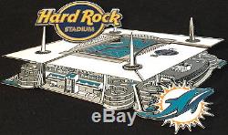 Hard Rock Cafe MIAMI STADIUM 2016 STADIUM Puzzle 7 PIN Set in Box # of 500 NEW