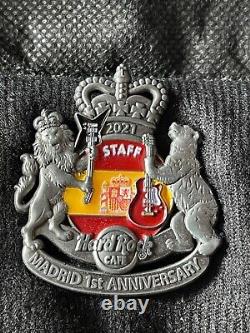 Hard Rock Cafe Madrid 1st Anniversary Staff Pin LE10