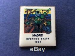 Hard Rock Cafe Madrid Opening Staff Pin 1994