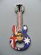Hard Rock Cafe Melbourne Australien Flag Guitar & Logo Magnet Bottle Opener