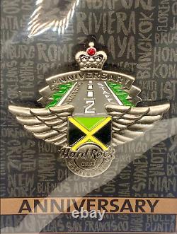 Hard Rock Cafe Montego Bay 2nd Anniversary Pin Staff Pin Limited Edition