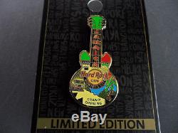 Hard Rock Cafe Montego Bay Jamaica Grand Opening Guitar Case Pin with Logo