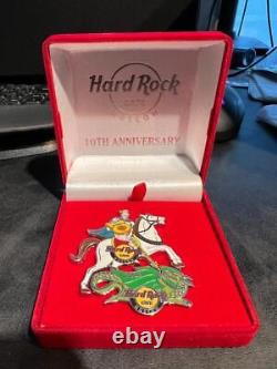 Hard Rock Cafe Moscow 10 Year Anniversary Pin Badge Limited Edition Near Mint