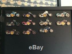 Hard Rock Cafe Motorcycle Pins Lot of 58