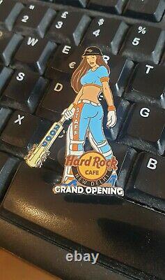 Hard Rock Cafe NEW DELHI Grand Opening STAFF Manager Girl pin LE 30
