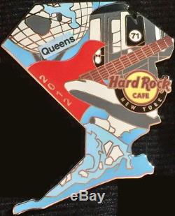Hard Rock Cafe NEW YORK 2012 ROCK MAP Puzzle Series 5 Boroughs PIN Set #64886