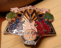 Hard Rock Cafe NICE 2013 GRAND OPENING GO PIN 3 Guitars FRANCE Flag HRC #74887