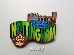 Hard Rock Cafe Nottingham UK Greetings From Lim. Edition HRC Series Pin