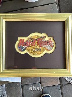 Hard Rock Cafe ONLINE 2002 MOSAIC Framed JUMBO HUGE 6 x 3.25 PIN