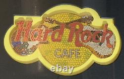 Hard Rock Cafe ONLINE 2002 MOSAIC Framed JUMBO HUGE 6 x 3.25 PIN LE 250! #2765