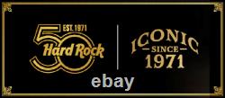 Hard Rock Cafe ONLINE 2021 HRC 50 Years 3-D Guitar Puzzle PIN 50th Anniversary