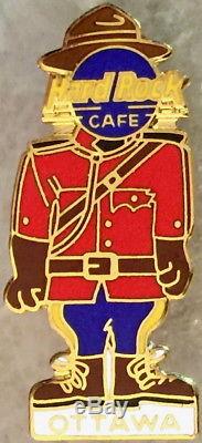 Hard Rock Cafe OTTAWA 1990s PROTOTYPE PIN Canadian Mountie Pre-Unif Logo RARE