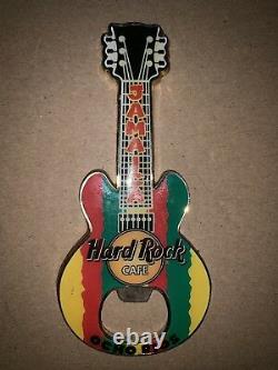 Hard Rock Cafe Ocho Rios Jamaica Guitar Bottle Opener Magnet