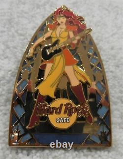 Hard Rock Cafe On-Line Future Stained Glass Band'05 Set of 4 Pins