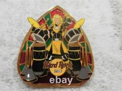 Hard Rock Cafe On-Line Future Stained Glass Band'05 Set of 4 Pins