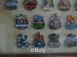 Hard Rock Cafe Online CITY ICON Series Frame Set 51 & 3 Prototype Pins LE20