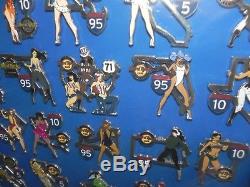Hard Rock Cafe Online Interstate Sexy Girl Series Frame Pin Set 2015 Rare Le 15