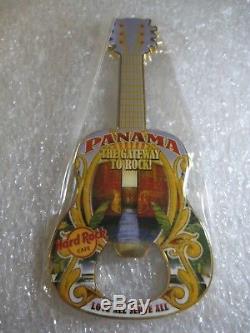 Hard Rock Cafe PANAMA Guitar Bottle Opener Magnet RARE