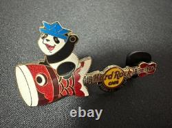 Hard Rock Cafe Panda Pin Carp Streamer Guitar